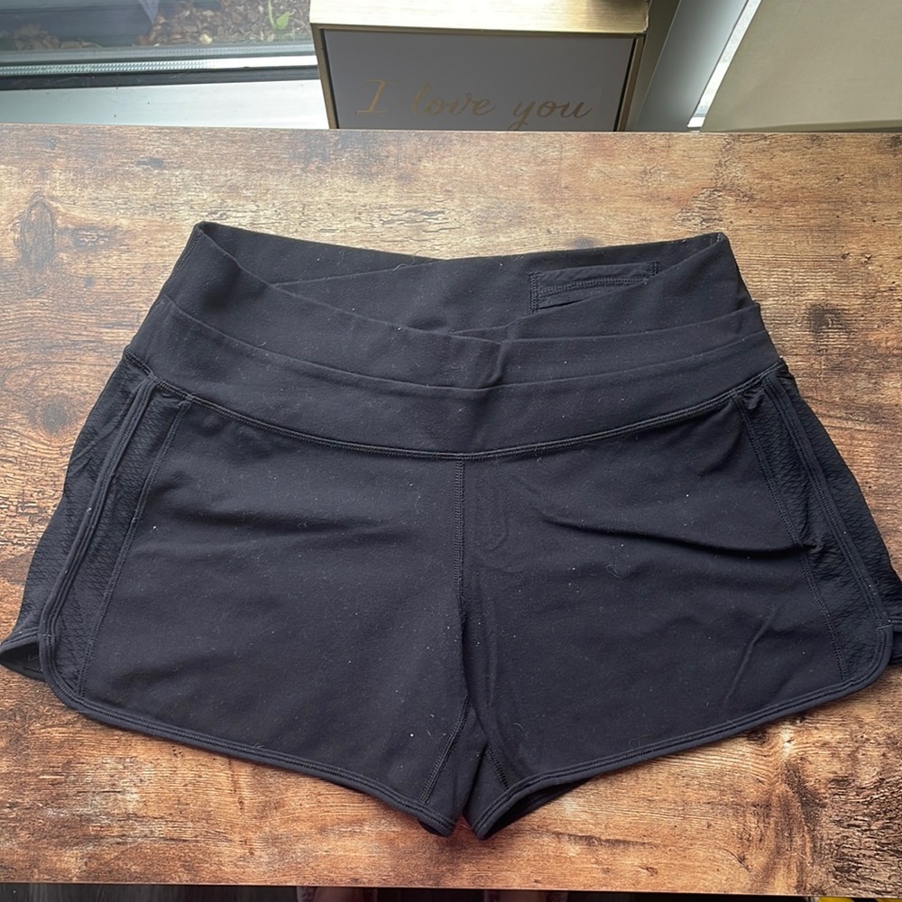 Black lululemon shorts